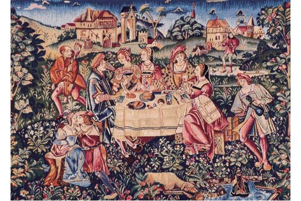 Gobelín tapisserie Le goûter